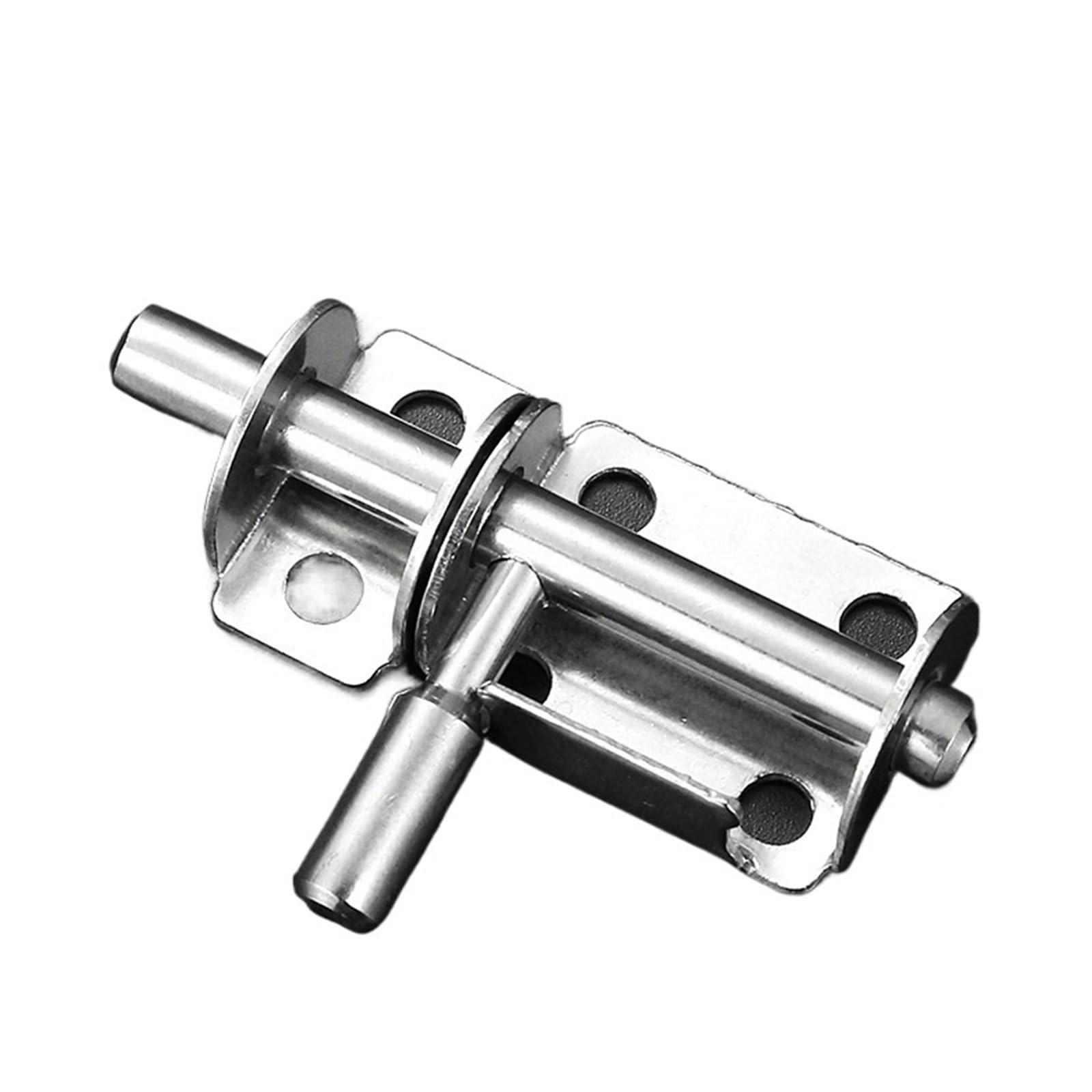 Hgbflty Color 1 Garden Gate Lock Stainless Steel Door Latch Solid Sliding Bolts Hasp Home Hardware Gate Safety Toilet Lock(Color 1)