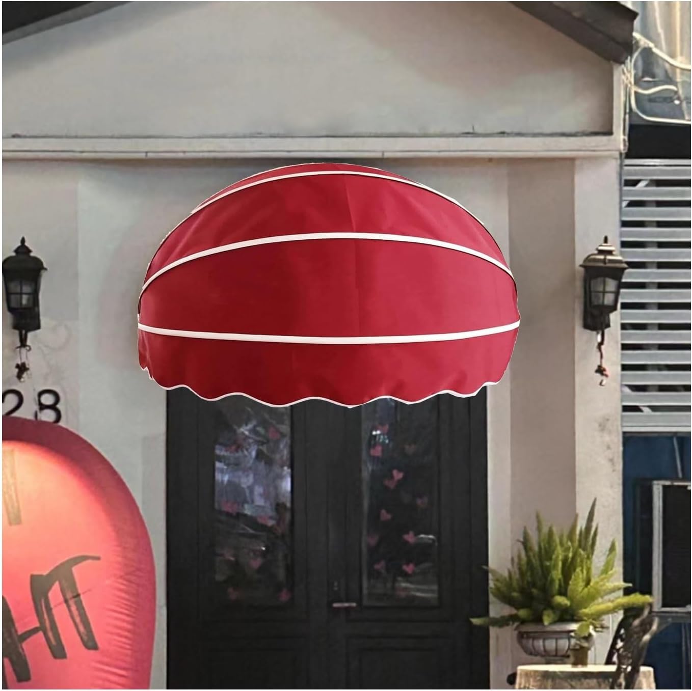 Auvent pliable en aluminium anti-UV contre la chaleur des fenêtres et portes 120cm