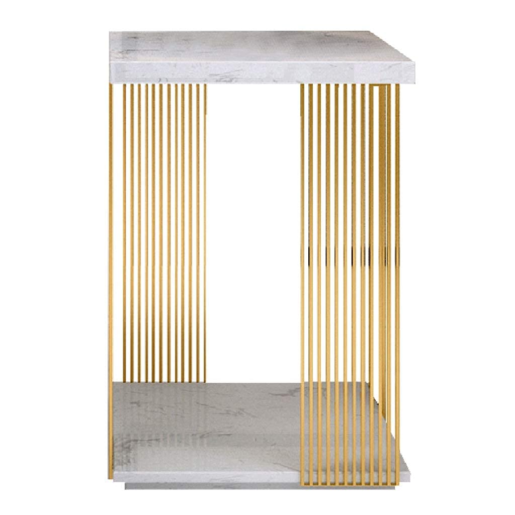 Petit café simple côté mini café chambre table basse meuble blanc