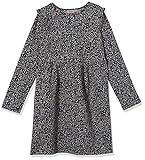 MINI BLUE FLOWER ORG. JERSEY Dress long sleeve,Knee Length