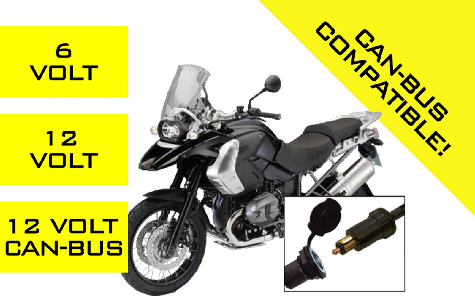 BC Battery Controller K900 EDGE Caricabatterie/Mantenitore Intelligente 1 Amp per BMW, per Batterie 6V/12V/12V CAN-BUS Piombo-Acido, adatto per Moto e Scooter fino a 100Ah