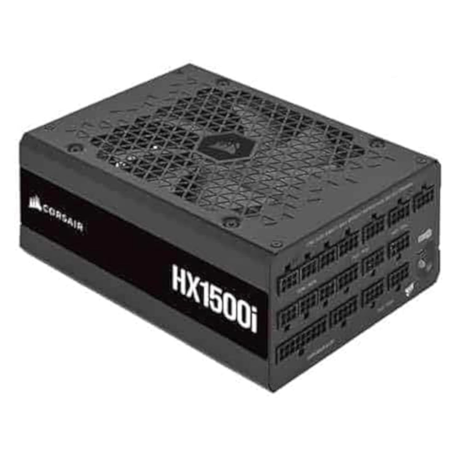 HX1500i Fully Modular Ultra-Low Noise ATX Power Supply - ATX 3.0 & PCIe 5.0 Compliant - Fluid Dynamic Bearing Fan - CORSAIR iCUE Software Compatible - 80 PLUS Platinum Efficiency - Black