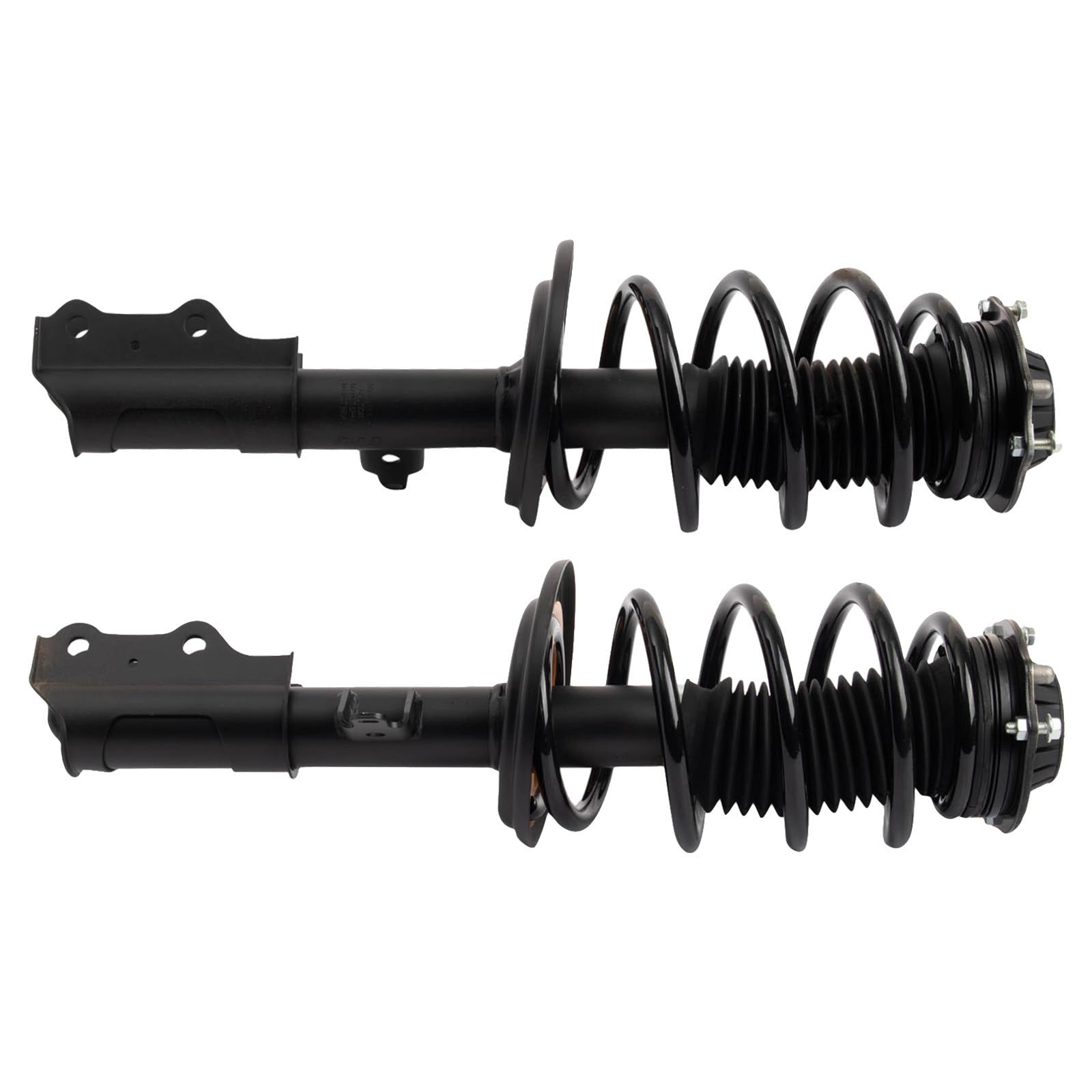 TRQ Front Driver and Passenger Side Strut and Spring Assembly Set Loaded