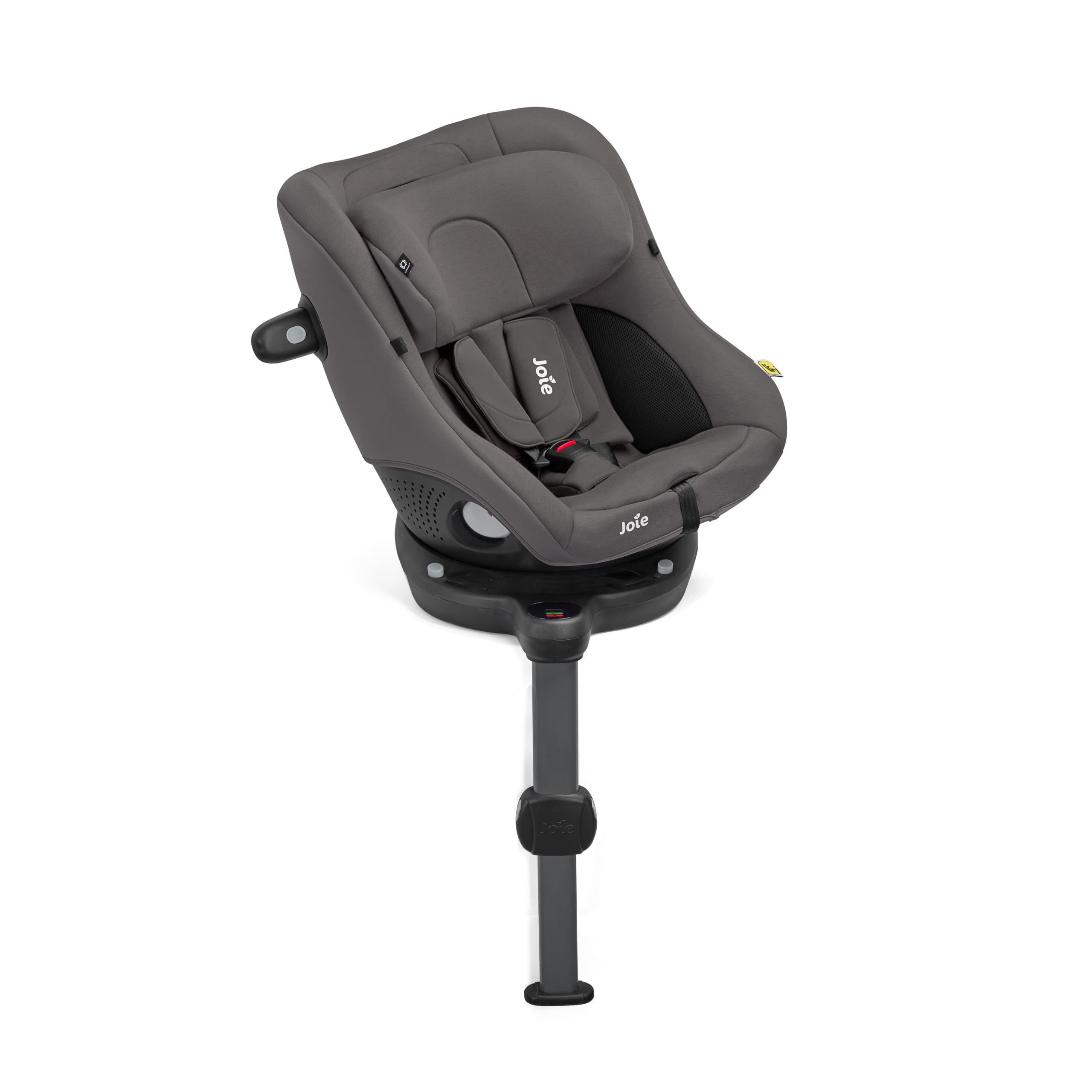 Joie i-Spin™ 360 Compact R129 Kindersitz, 61–105 cm, 6 Mon-4 J (Thunder) | 360° drehbar, i-Size-zertifiziert, ISOFIX-Installation, kompaktes Design für kleine Rücksitze und Kleinwagen.