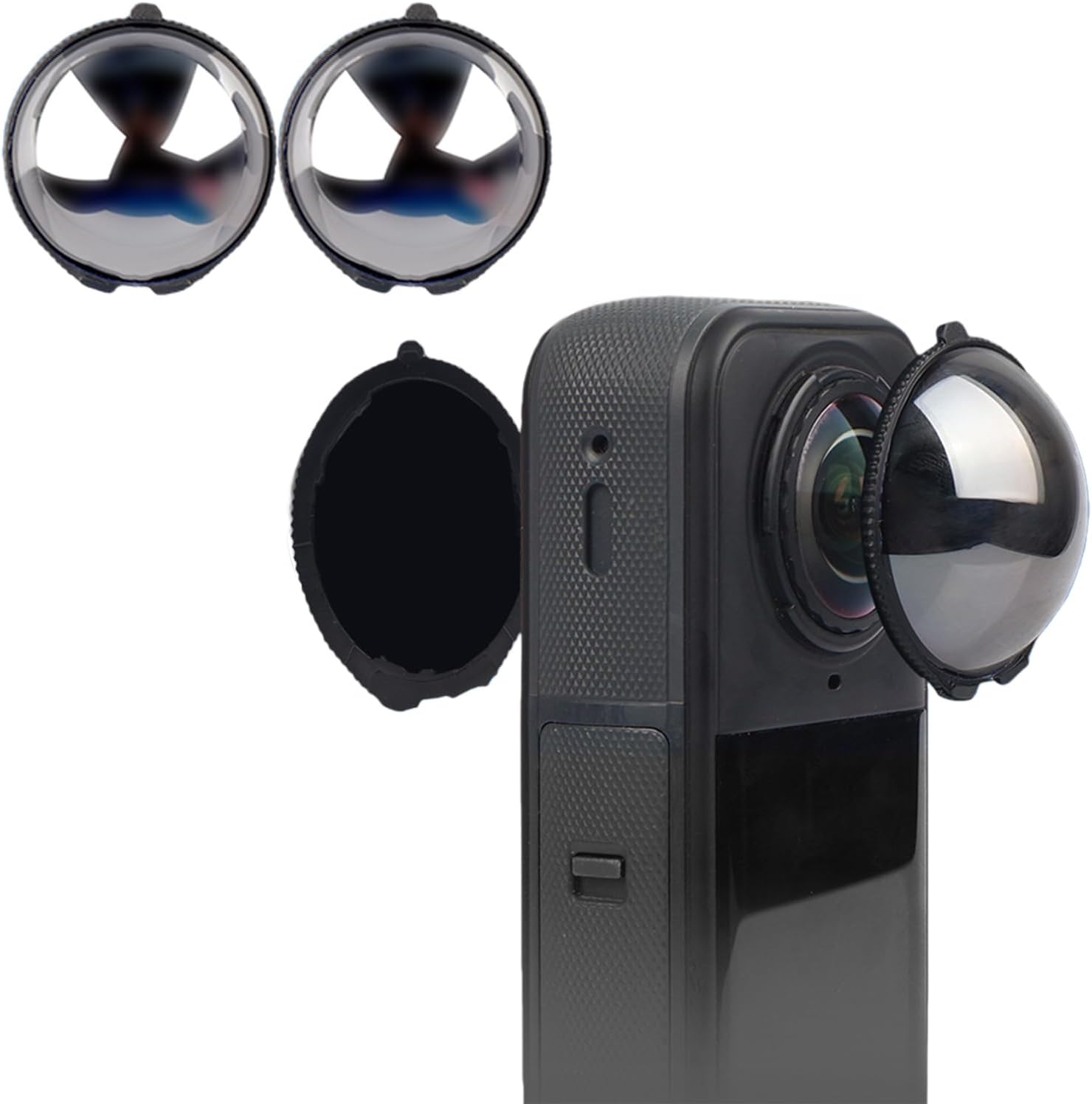 Insta 360 X5 ND64 Filter,6-Stop Light Reduction Lens,Auto-Detect,Neutral Density,Multicoated Optical Glass for X5 Action Camera Accessories(2 Pack)