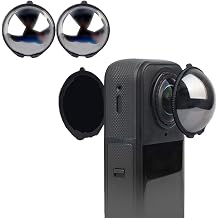 Insta 360 X5 ND64 Filter 6 Stop Neutral Density Multicoated Optical Glass for X5 Action Camera Accessories 2 Pack