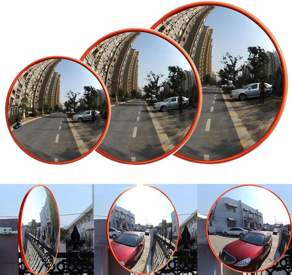 Blind Spot Mirror, Convex Security Mirror, Outdoor Driveway Exit Road