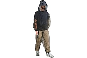 Mosquito Suit - Net Bug Pants & Jacket with Hood