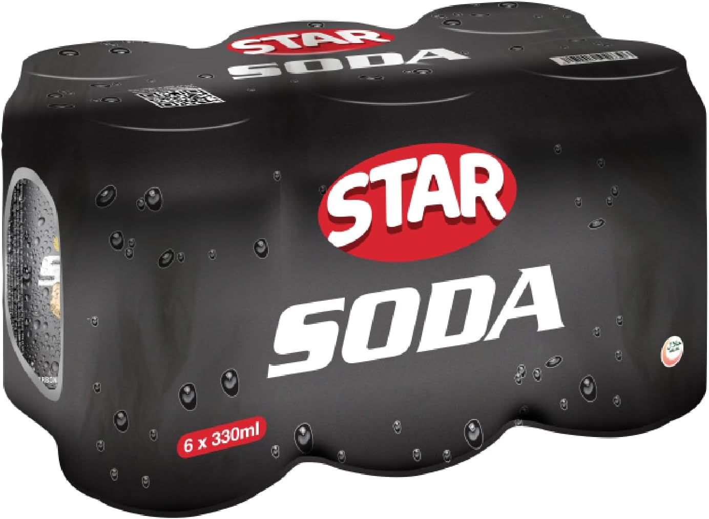 Star Soda Carbonated Soft Drink Can with Tray 6-Pieces 330 ml Promo Pack