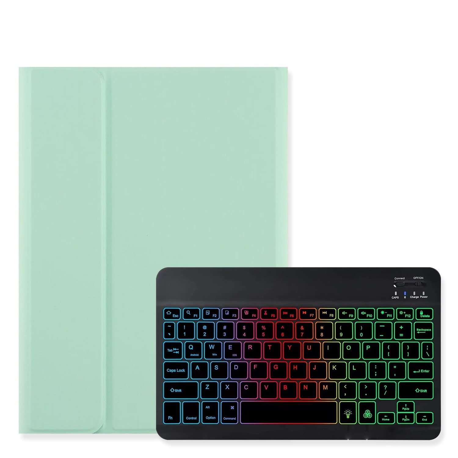 Étui Clavier Magnétique IPad 11 2025/iPad 10 - Souris Bluetooth Incluse - Support Rotatif 360°