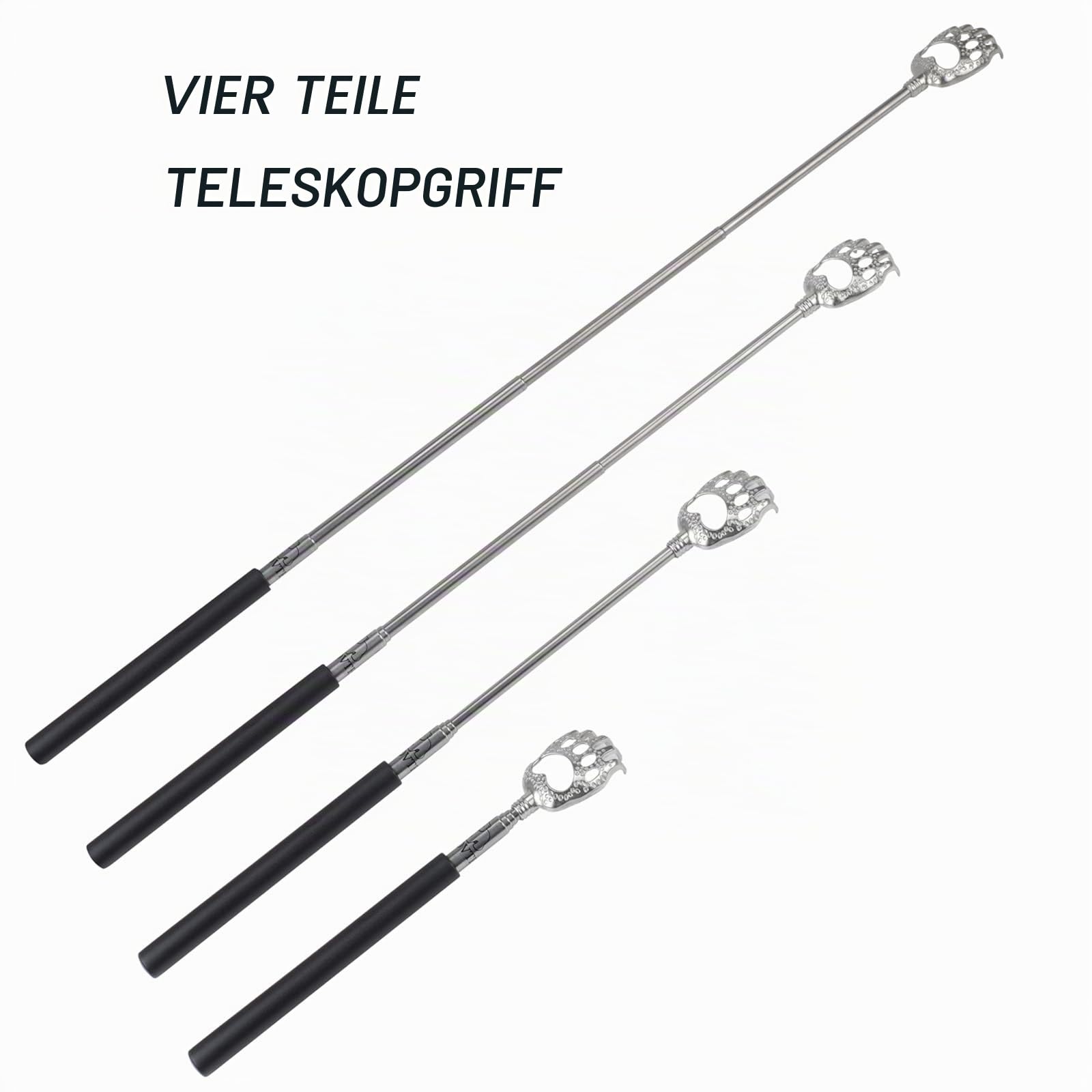 WOVTE Bear Claw Ausziehbarer Rückenkratzer für Männer und Frauen, Strumpffüller für Erwachsene, Männer, Muttertag, Vatertag, Geburtstag, Weihnachten, Geschenke für Männer, Frauen, Mutter, Vater