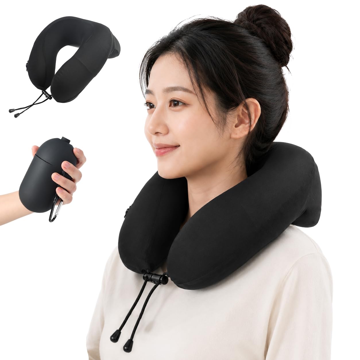 Amazon｜AYO エアーピロー ネックピロー 飛行機 ひんやり 携帯枕 首枕