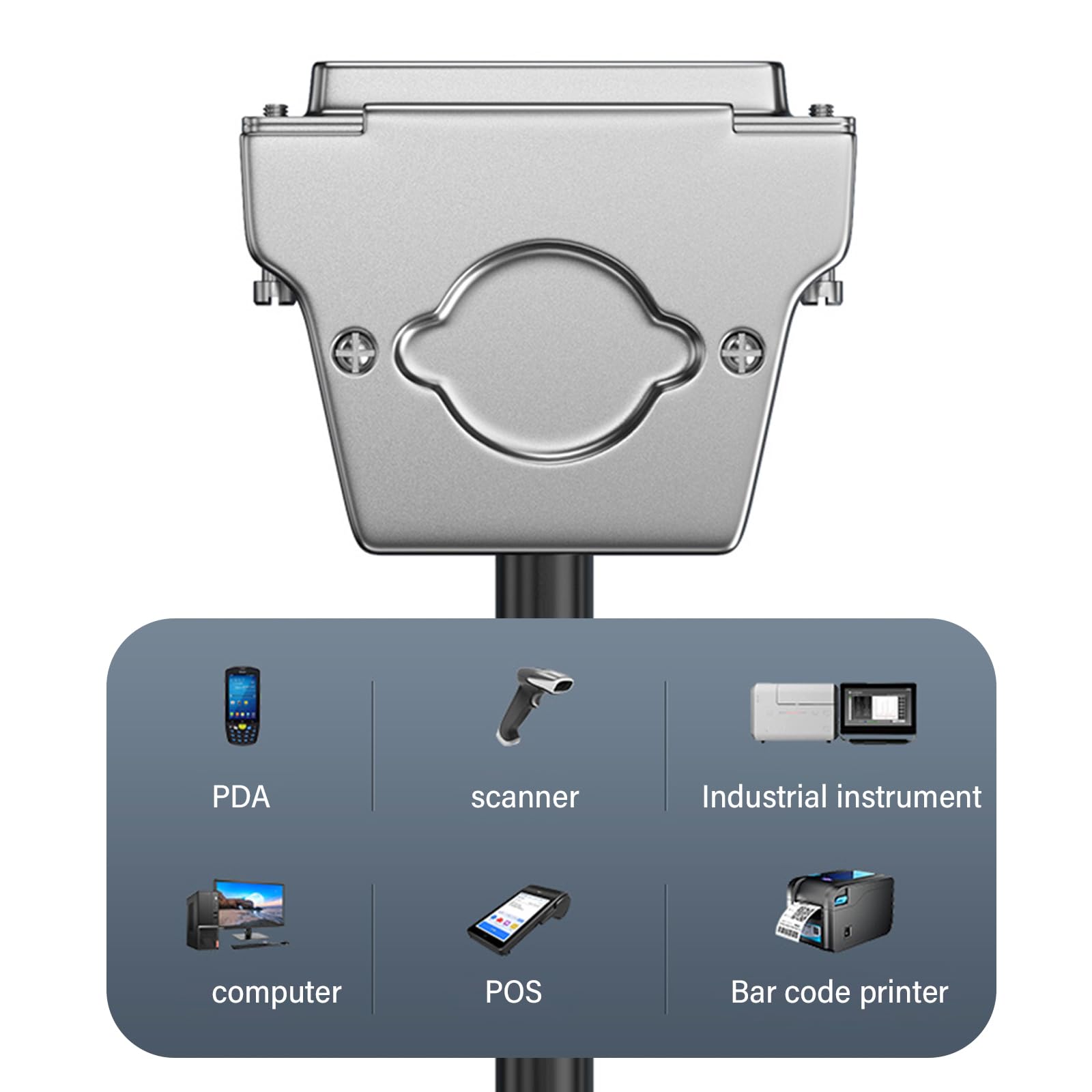 QMQJIA SCSI Data Cord DB78 Male Female Connection Fast Data Transfer Cable 0.5-30M for Computer Scanners PDAs