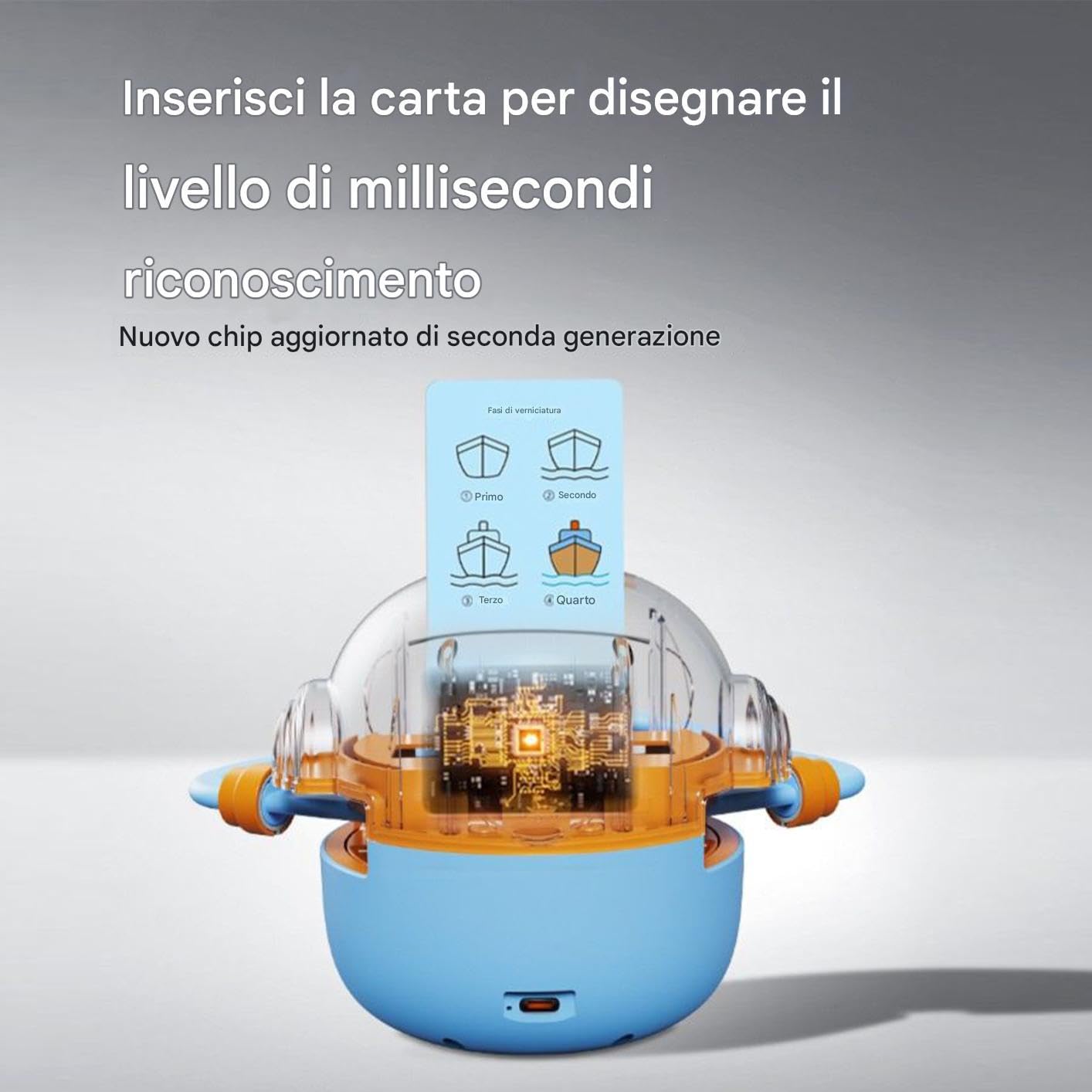Robot Da Disegno Per Bambini Batteria Ricaricabile Da 1800mAh | Robot Per Disegnare Per Bambini Per Bambini, Ragazzi E Ragazze, Ideale Per Viaggi, Scuola E Asilo Infantile