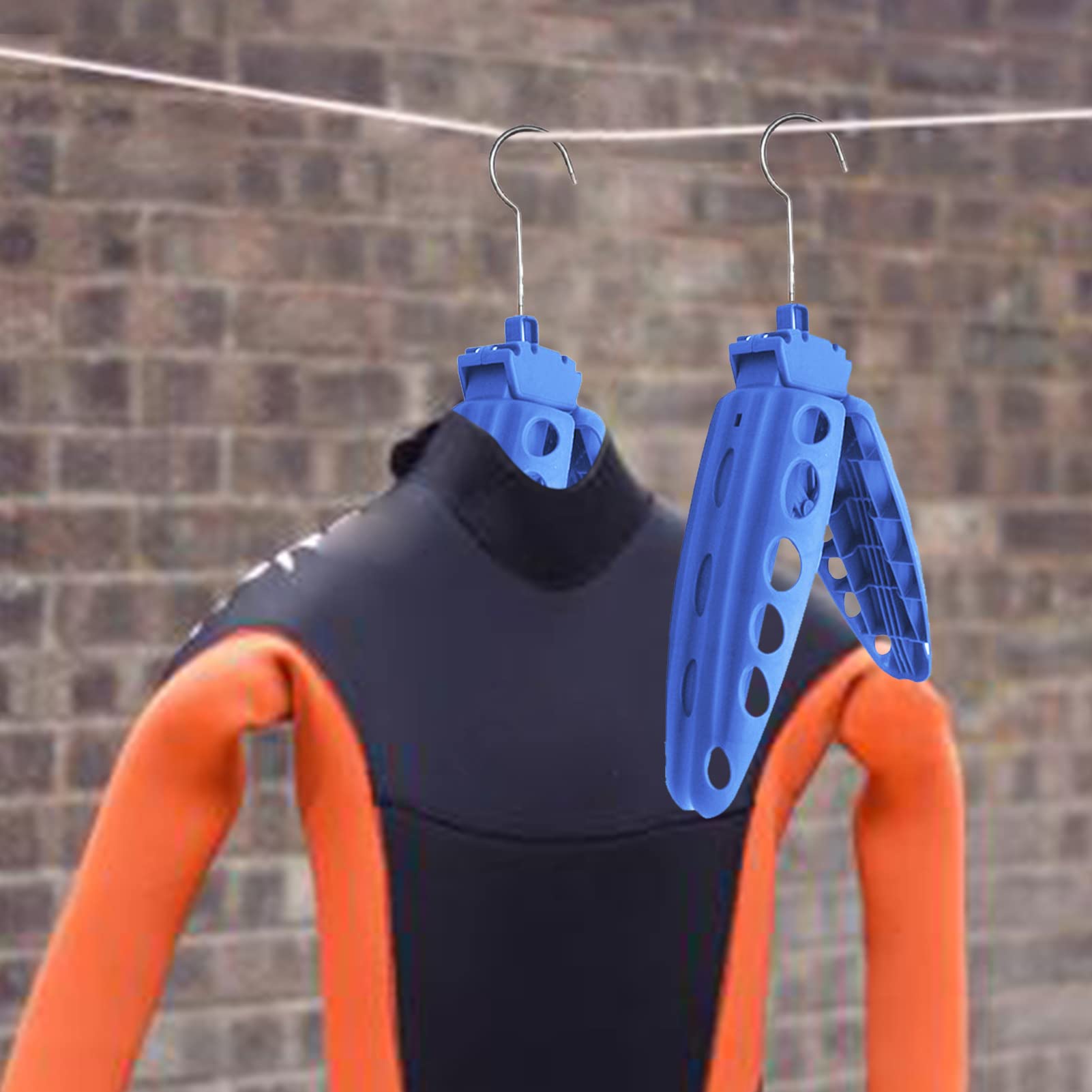 Perchas para neopreno - Traje seco, botas buceo, zapatos colgadores | Perchas plegables para trajes surf, accesorios buceo, percha ventilada plegable