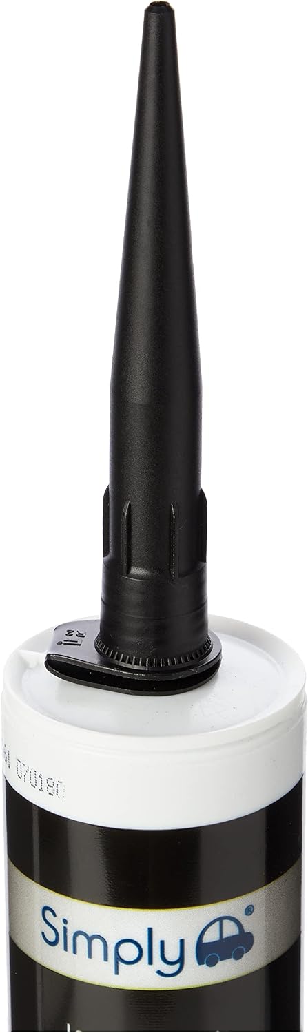 Simply SR-001 Black RTV Silicone Instant Gasket - Temperature Resistant up to 200 Degrees - Easy to Apply - Waterproof Seal - Flexible - Low Dirt Pick Up (Packaging May Vary)