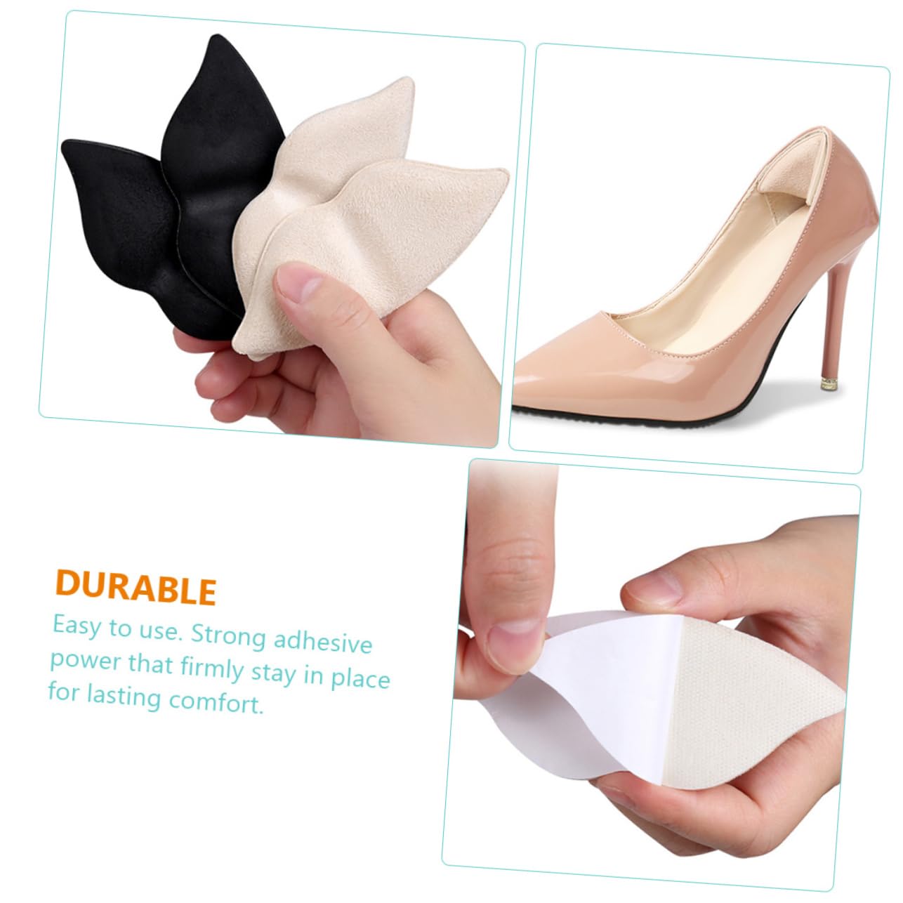 20paare Fersenpolster Für High Heels Selbstklebende Schutzauflagen Für Damen Atmungsaktive Und Rutschfeste Einlagen Hautfarben Für Optimalen Komfort Und Blasenprävention Beim