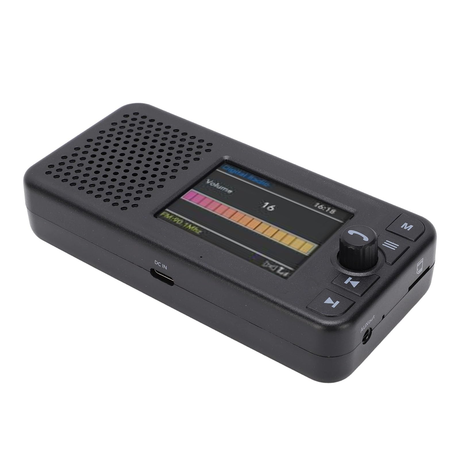 Transmisor FM de Radio Digital Dab para Automóvil con Pantalla LCD de 2,4 Pulgadas Bluetooth 5.0 para Transmisión de Audio para Automóvil y Actualizaciones Multimedia en Tie