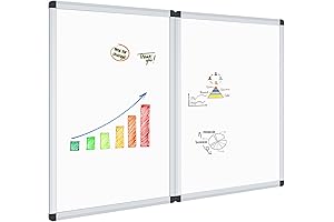 AmazonBasics Magnetic Dry Erase White Board 36x24