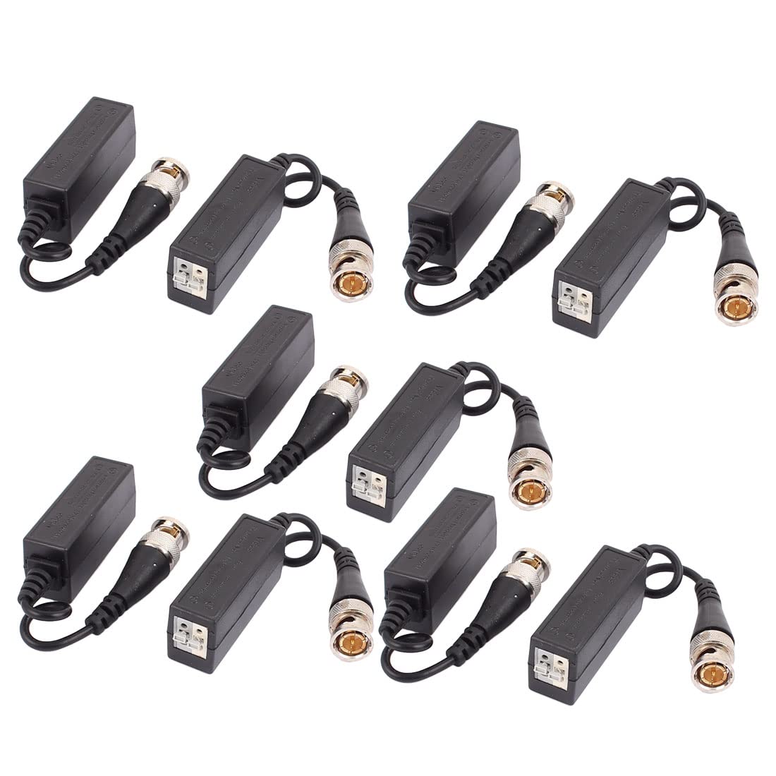 5 Pairs Single Channel Anti-interference Passive Video Transceiver UTP Transmitter Receiver for High Definition Camera (SN: 9a5 da0 190 e0b e8c)