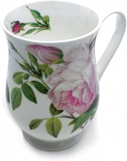 Roy Kirkham Versailles Traditional Ceramic Eleanor Mugs in White (Set of 6)