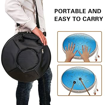 Amazon.com: Steel Tongue Drum, 15 Notes 14 inch D-Key