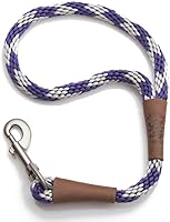 Vista 28 de Mendota Pet Correa de tráfico – Correa corta para perro – Fabricada en los Estados Unidos – Azul Night Viz, 1/2 pulgadas x 16 pulgadas