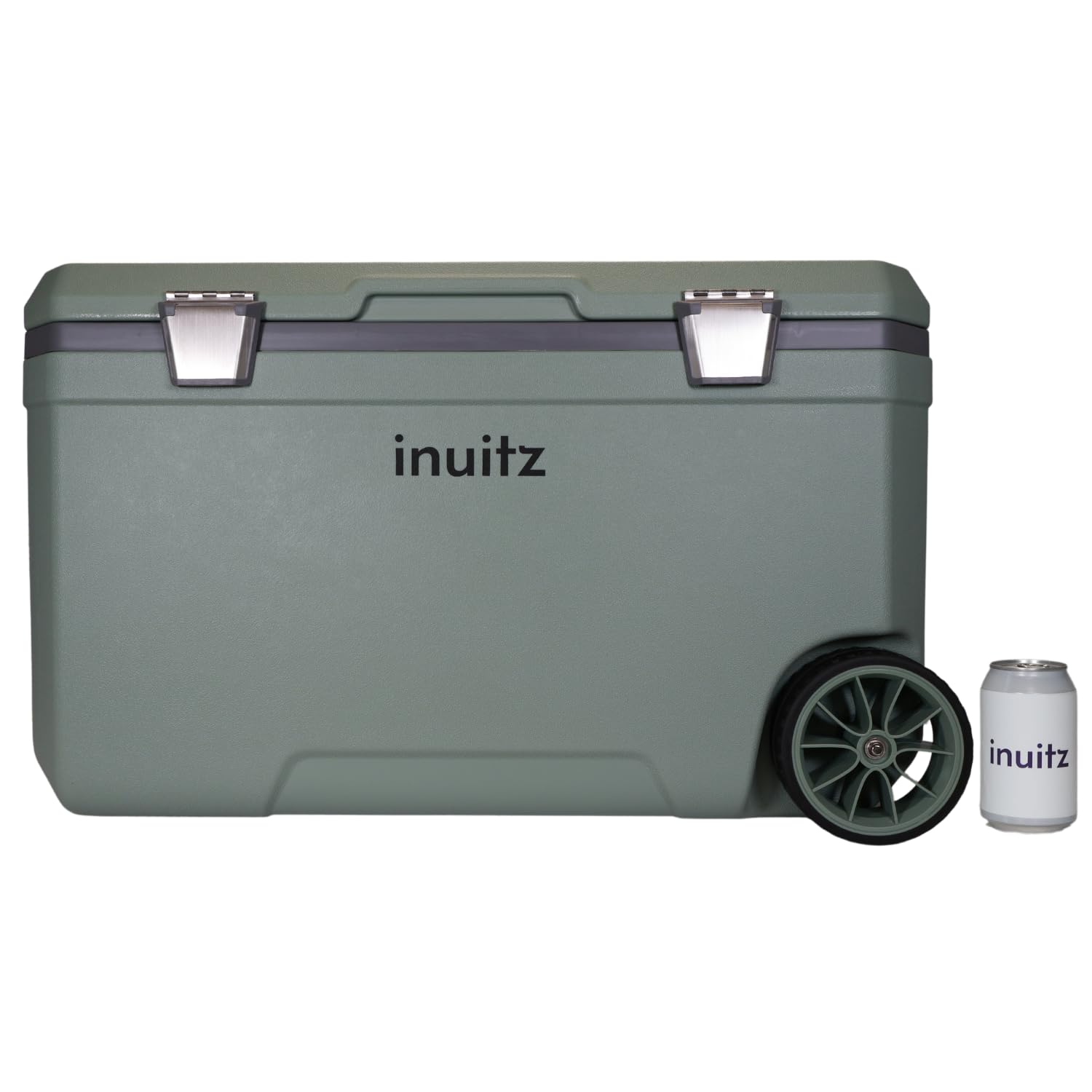 Inuitz Nevera con Ruedas 70 litros, Nevera portatil, Nevera Playa, Nevera pequeña portatil, Nevera de Playa, Nevera Camping, Nevera portatil con Ruedas