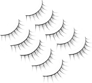 IMIKEYA 5 Pares De Cílios Maquiagem Cílios Postiços Cílios Enfeitados Cílios Postiços Naturais Cílios Postiços Naturais Femininos Cílios Postiços Decorativos Acessórios De Cílios Postiços