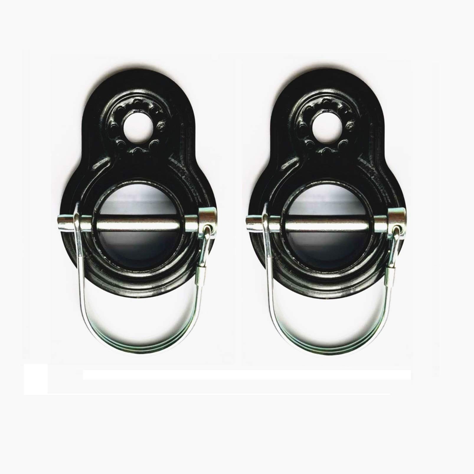 Wellfun 2pcs Bike Trailer Hitch Attachments for Bike Trailers, Flat and Angled Couplers for a Wide Range of Bicycle Carriers, Trailer Sizes, Models, and Styles