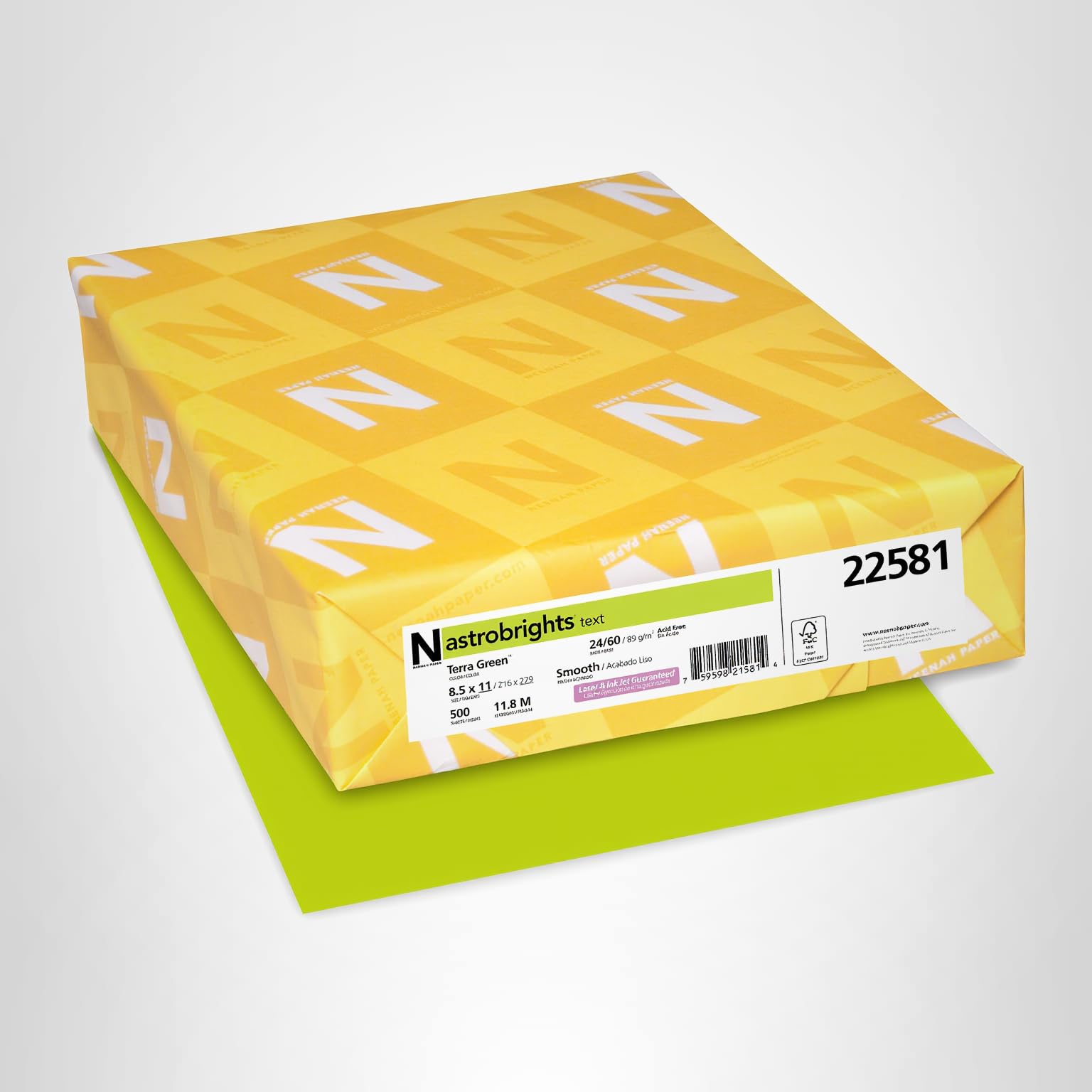Amazon.com : Neenah Astrobrights Premium Color Paper, 24 lb, 8.5 x