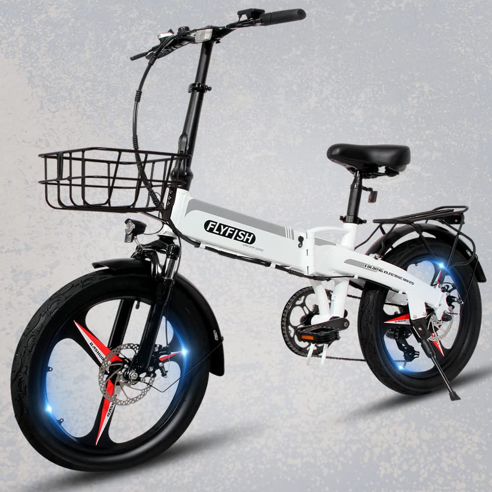 送料込み/新品/ハイスペック/折りたたみ/電動アシスト自転車/白 送料込み/新品/ハイスペック/折りたたみ/電動アシスト自転車/白