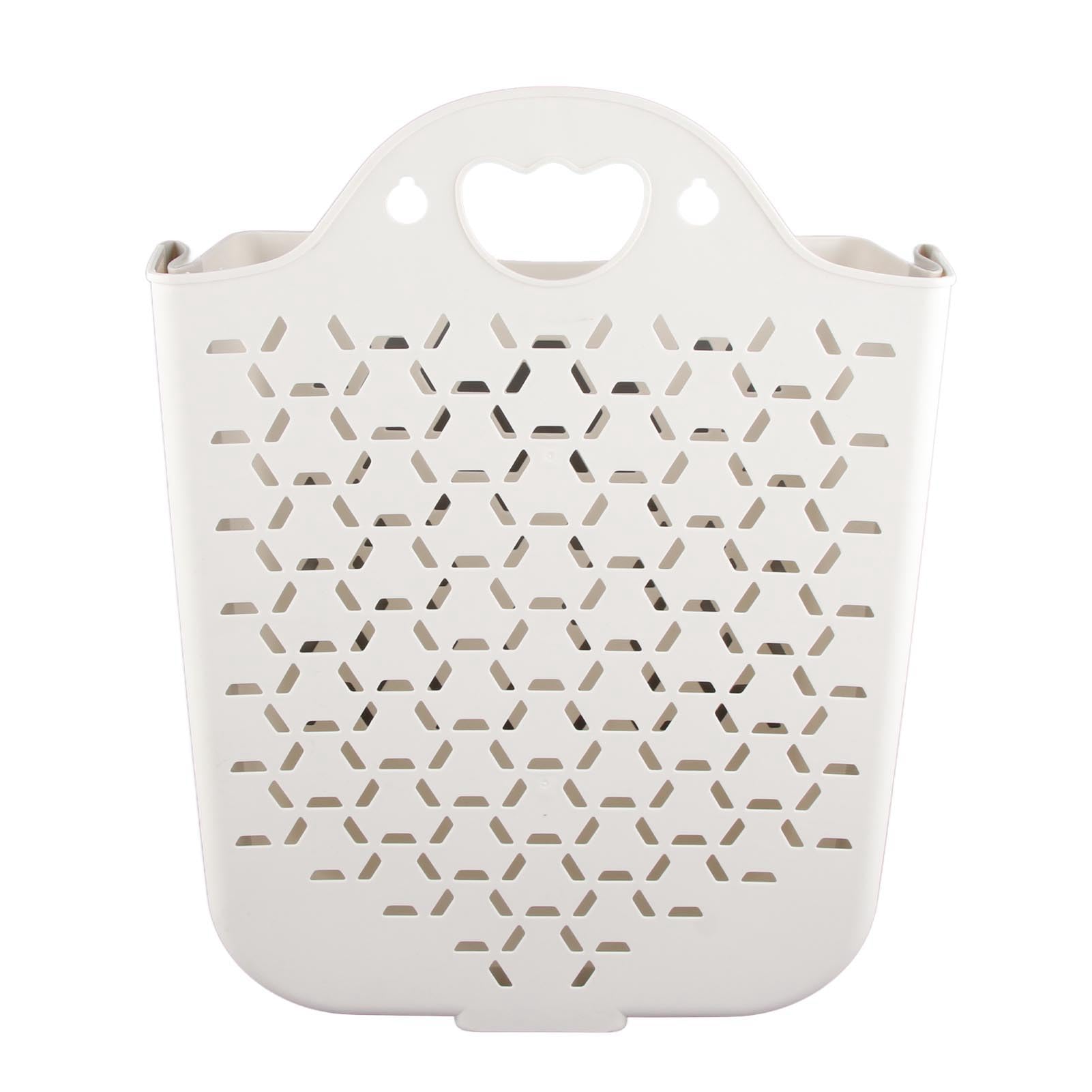 Aramox Cesta de Lavandería Colgante Plegable, Cesta de Pared de PP para