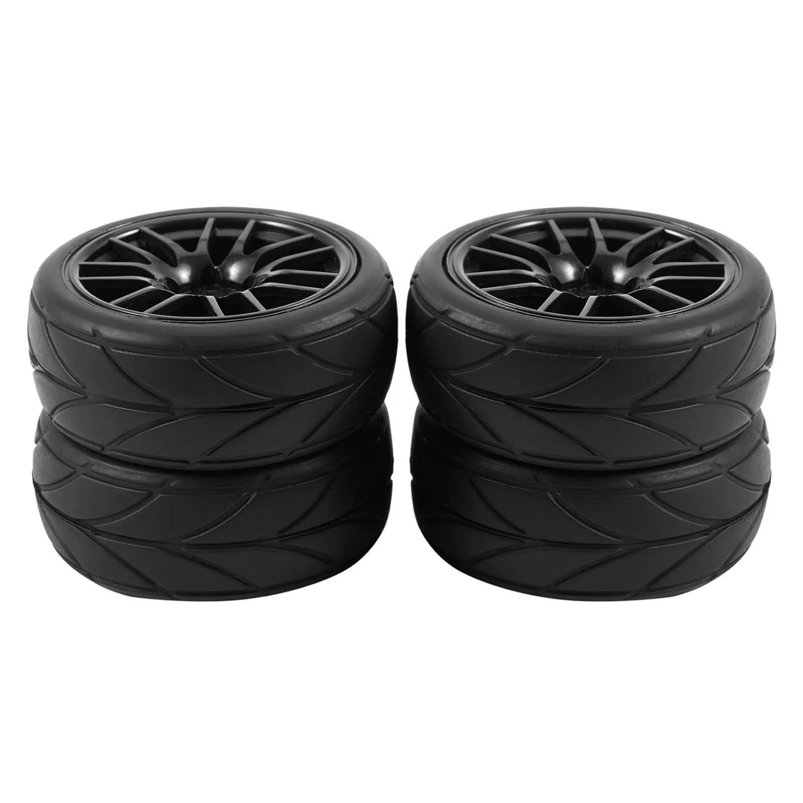 para Racing 9068-6081 1/10 4 Uds Neumáticos Llanta Goma En Carretera Pieza Coche RC Accesorio Modelo Reemplazo Modificado Actualización RC Rueda Neumáticos