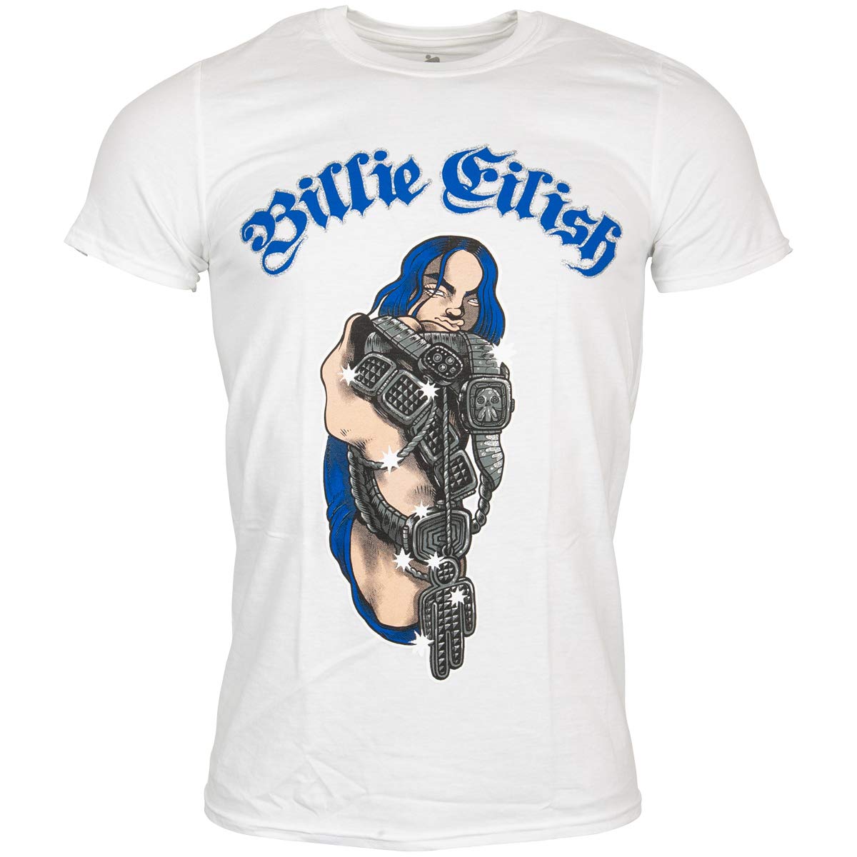 ミュージシャン BILLIE EILISH White Dateback tee XL Billie Eilish T-shirt Unisex Adult Size XXL White Music Tour
