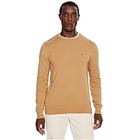 Tommy Hilfiger Maglione Pullover Uomo, Khaki (Safari Canvas)