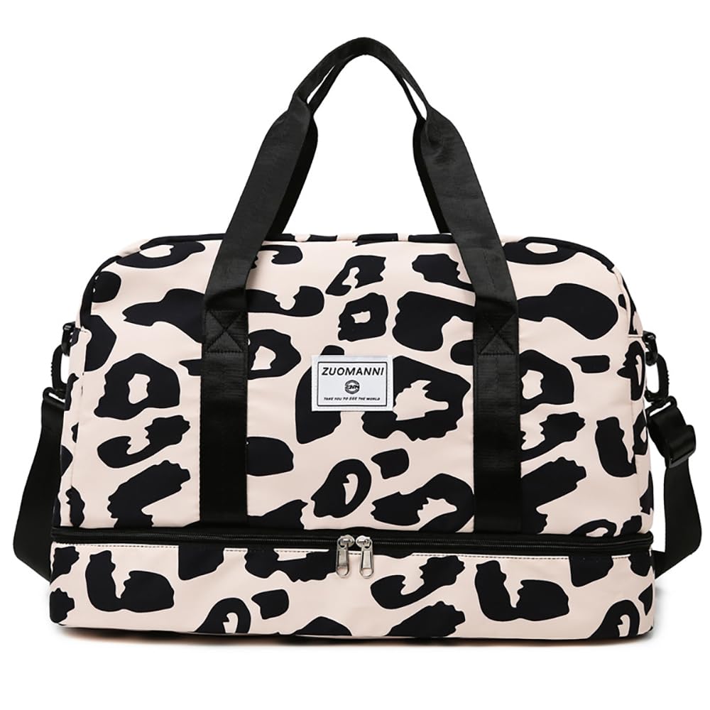 Sac Shopping Pliable Léopard - Réutilisable, Léger, Grande Capacité - Voyage, Camping, Courses Quotidiennes