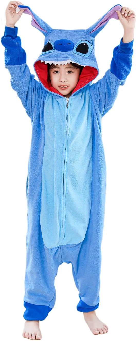 Unisex Onesie Kids Animal Pajamas Halloween Christmas Cosplay Costume