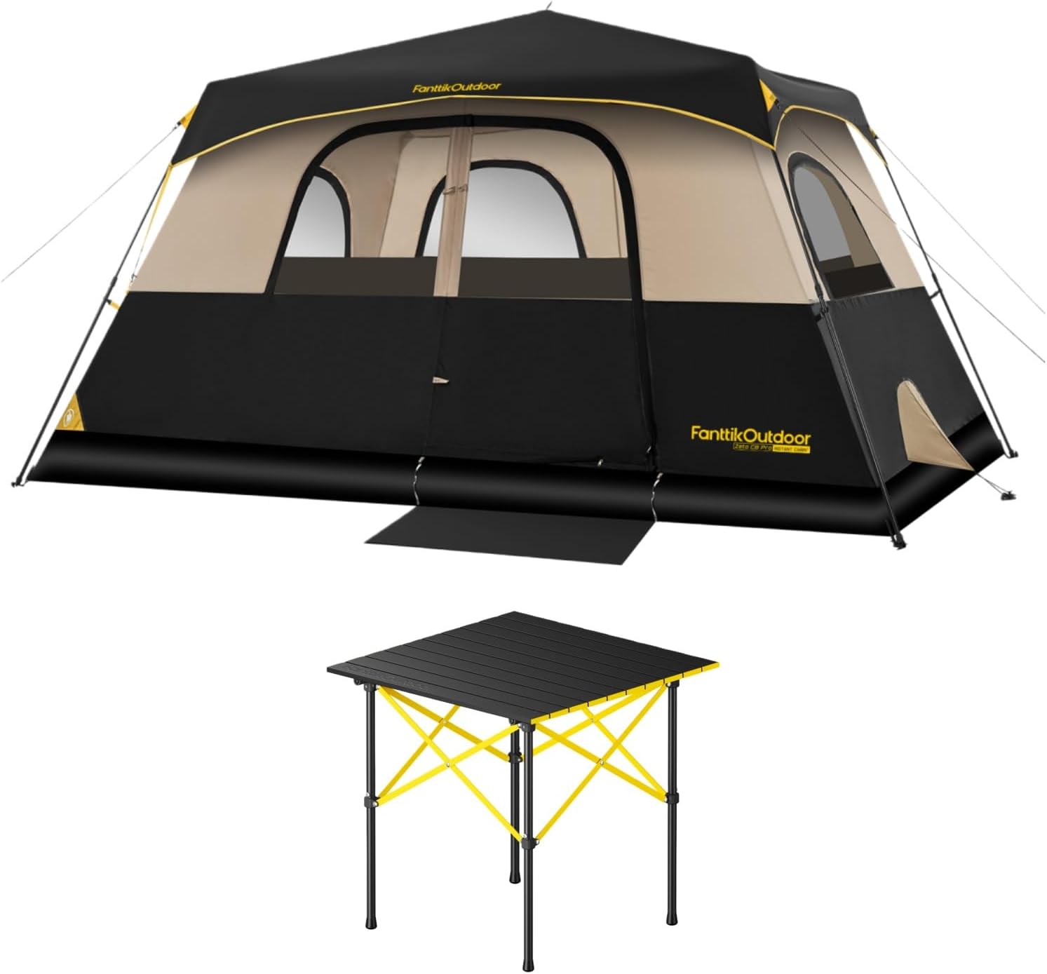 FanttikOutdoor Zeta C8 Pro Camping Tent & FanttikOutdoor Zeta V11 Pro Camping Table