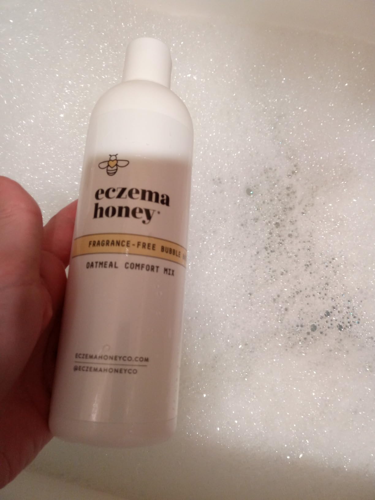 Amazon.com: ECZEMA HONEY Fragrance-Free Oatmeal Comfort Bubble Bath ...