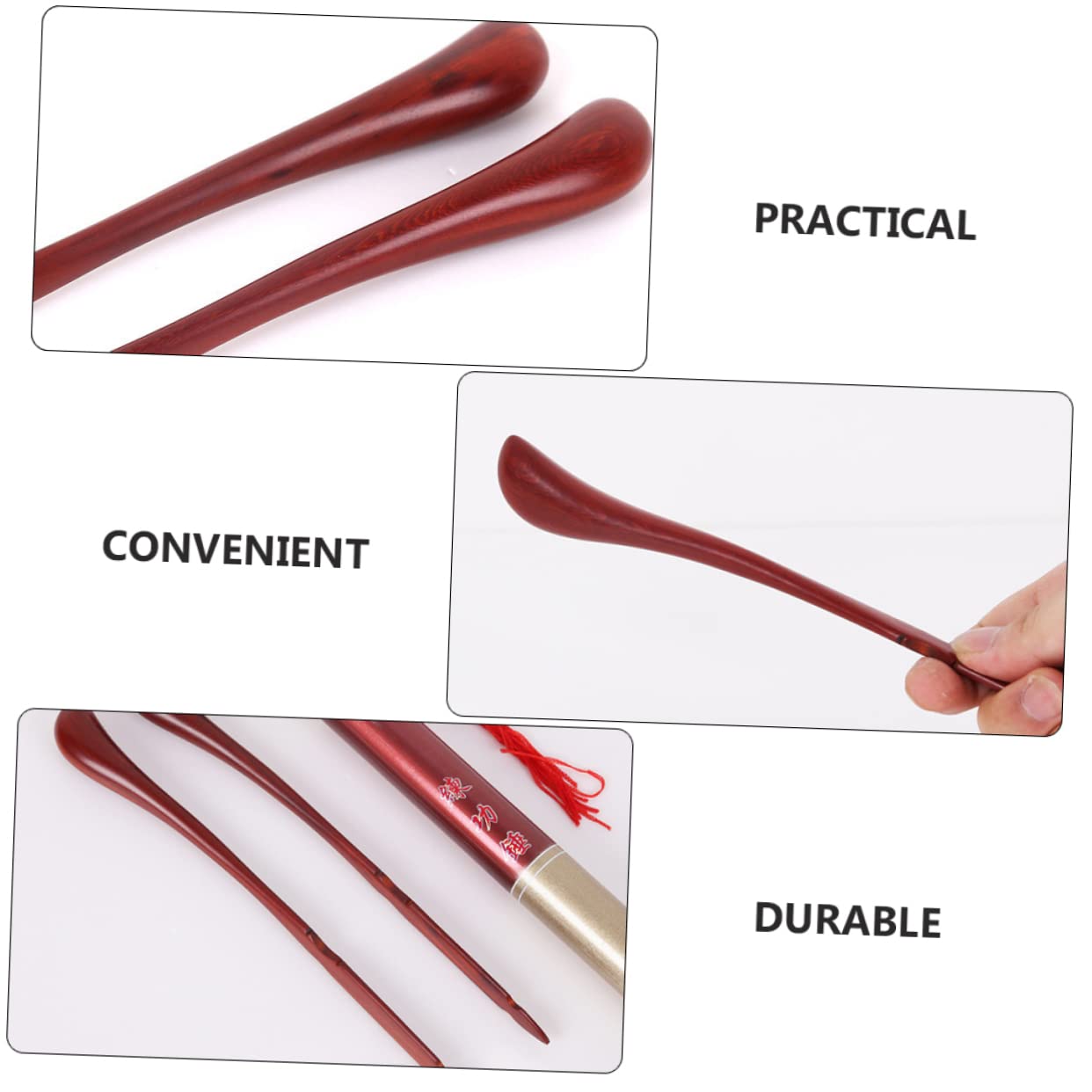Abaodam 2pezzi Hammers Di Per Dulcimer Con Secchio Accessori Per Strumenti Musicali Pratici e Resistenti Per Pratica Musicale Marrone