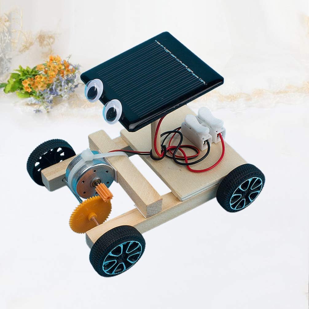 NUOBESTY Mini Solar Car DIY Assemble Toy Set 3-in-1 STEM Science Kit ...