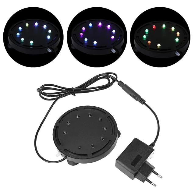 Foto 4 de 8 de Fdit Luces subacuáticas sumergibles LED Luces de Agua LED DC 12V de Burbuja 12 Luz cambiante Multi-Colorida…