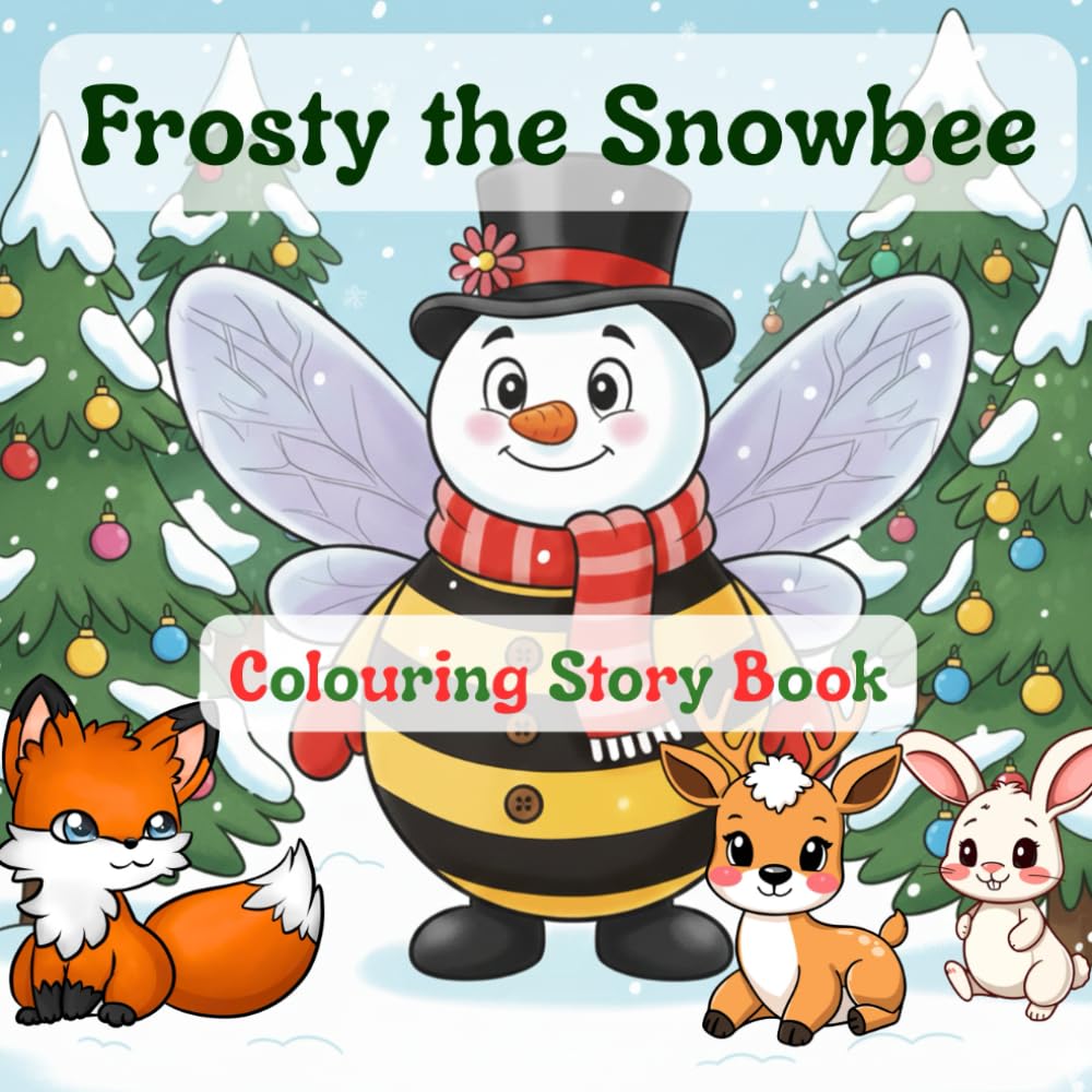 Frosty the Snowbee's Christmas Adventure Colouring Book