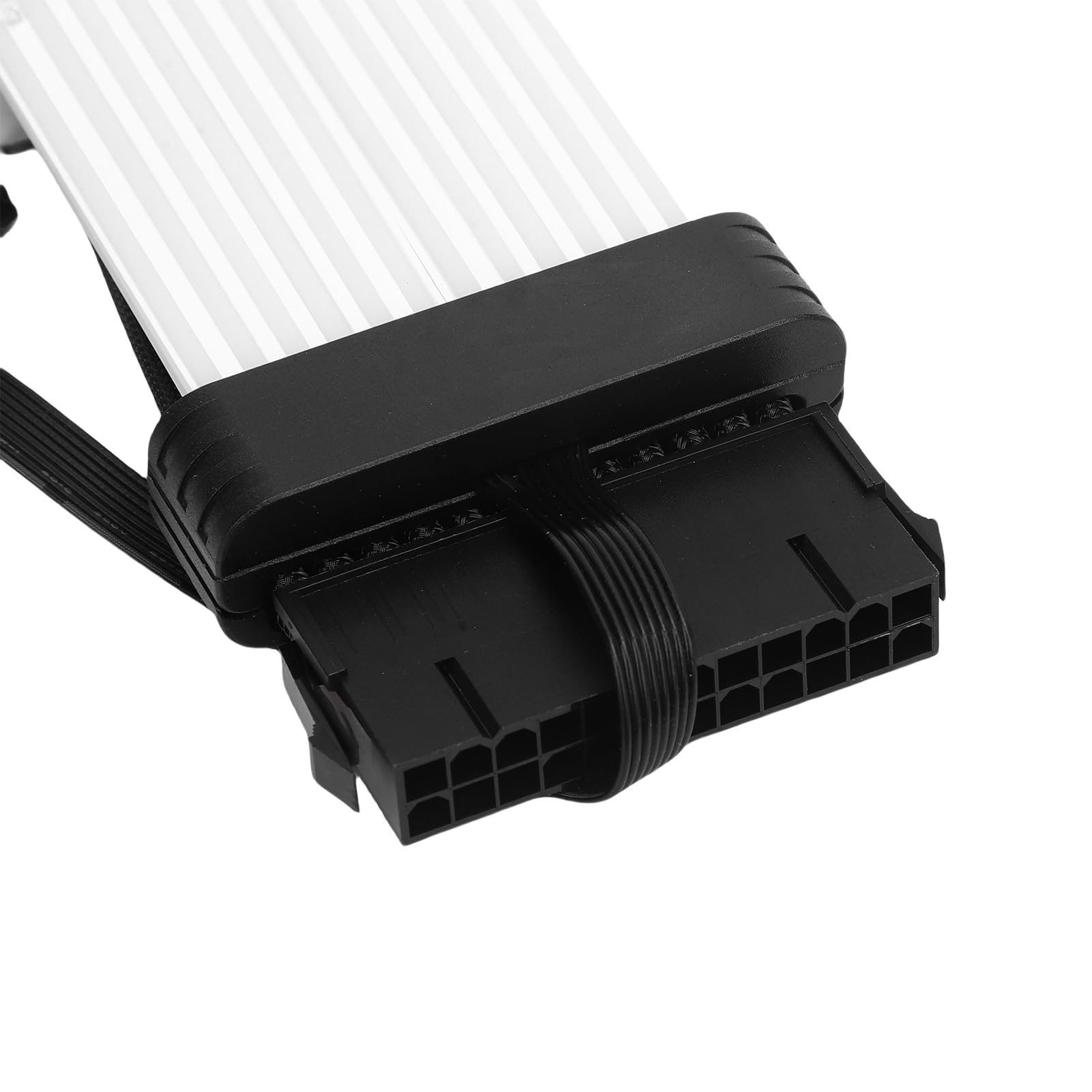 Ejoyous Kabel Zasilający ARGB do Komputera PC, Tkana Lina Silikonowa Kabel Zasilacza ARGB, Efekt świetlny Meteorytu 120 LED 24-pinowa Płyta Główna 8-pinowa Karta Graficzna do Modowania Obudowy