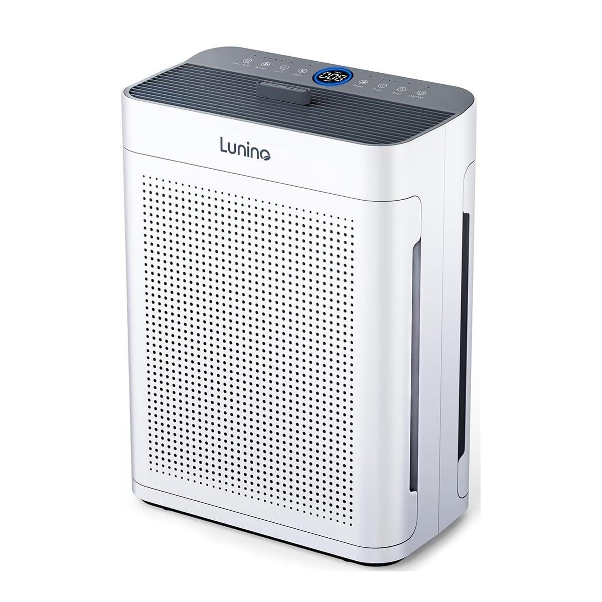 Air Purifiers for Home, Large Room Up to 3000 Sq.Ft, LUNINO HEPA Dual Sided Air Purifier with Washable Filter, PM Display Air Quality Sensors