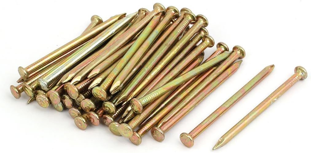 Fiber Concrete Fastener Cement Wall Steel Point Tip Wire Nails 70mm Length 50PCS Model:84as587qo16