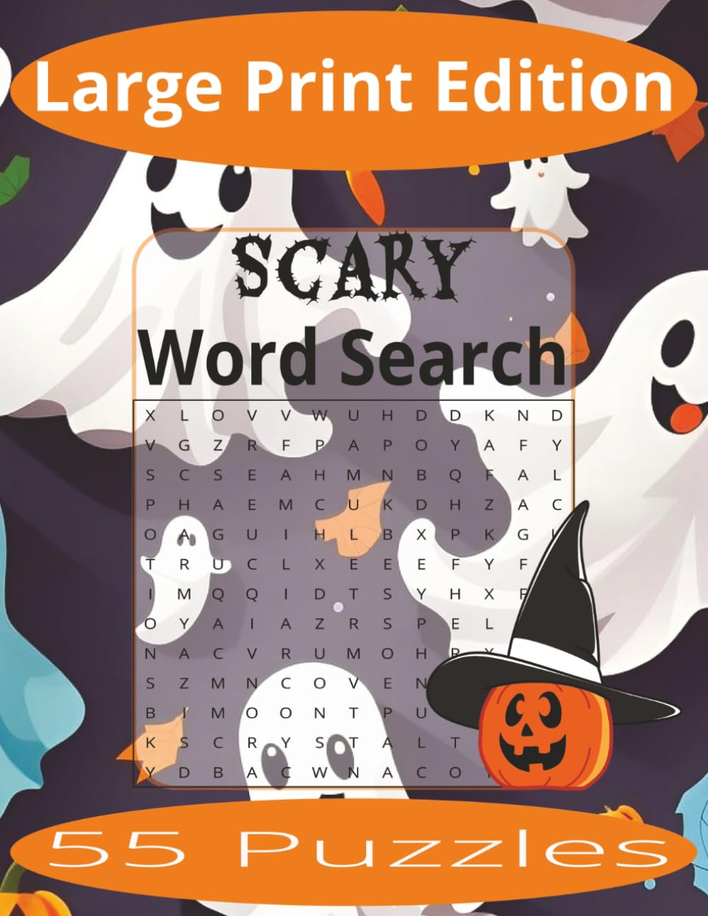 Scary Word Search Large Print: Word Search Puzzles Easy to Read Print about Scary Places, Items and more | Large Print Edition | 8.5x11 inches, 110 ... Gift for Vacations, Holiday, and Spare Time.