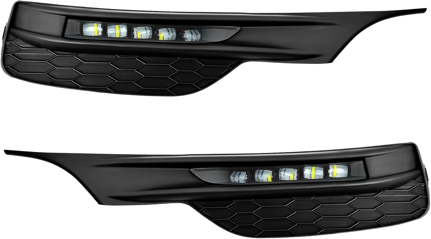 LED Fog Light for 2016 2017 Honda Accord Sedan 4 Door, Front Bumper Driving Light Kit,Fog Lamps Assembly Replacement with Switch,Wiring Harness,Plug and Play 2015-2016 Accord 4DR LED For Accord 4DR