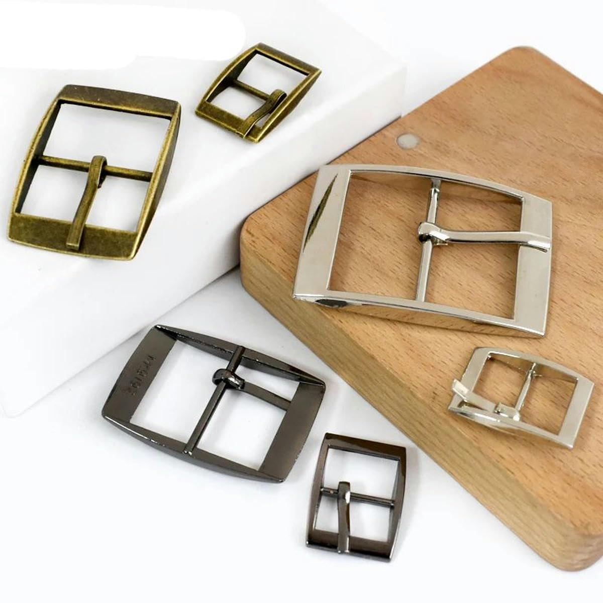 10/20/30 pezzi 15-30 mm fibbie per perni in metallo cintura fibbia regolabile fibbia borsa cinghia fettuccia collare cane gancio fai da te accessori hardware-30 mm-20 pezzi-GunBlack